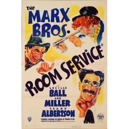 258. ROOM SERVICE (1938): One Sheet (27" x 41"); Style B; Very Fine Folded