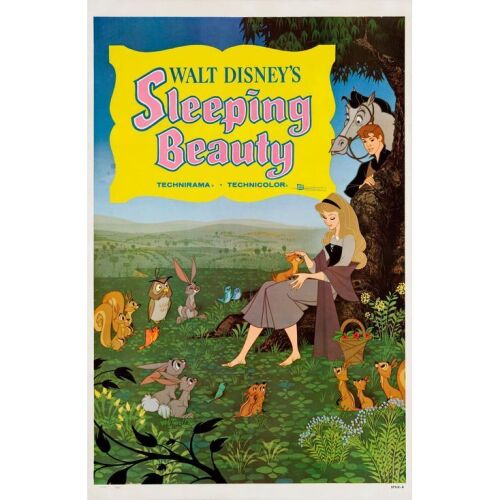 265. SLEEPING BEAUTY (1959): One Sheet (27" x 41"); Style B; Very Fine- on Linen