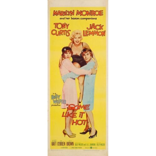 268. SOME LIKE IT HOT (1959): Insert (14" x 36"); Fine+ Rolled