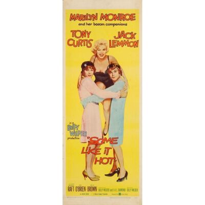 268. SOME LIKE IT HOT (1959): Insert (14" x 36"); Fine+ Rolled