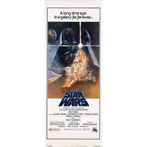 283. STAR WARS: A NEW HOPE (1977): Insert (14" x 36"); Very Fine- Rolled
