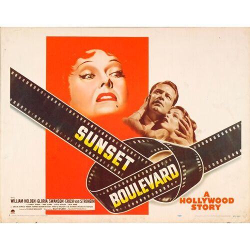 294. SUNSET BOULEVARD (1950): Half Sheet (22" x 28"); Style B; Very Fine- Rolled