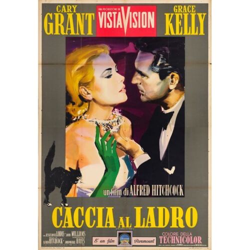 328. TO CATCH A THIEF (1955): Italian Four Fogli (55" x 78"); Very Fine Folded