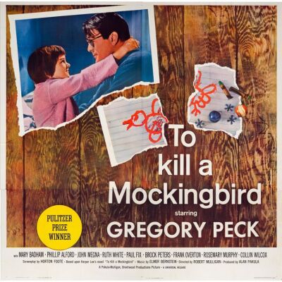 329. TO KILL A MOCKINGBIRD (1962): Six Sheet (80" x 80"); Very Fine+ Folded