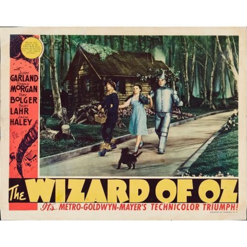 344. THE WIZARD OF OZ (1939): Lobby Card (11" x 14"); Fine-