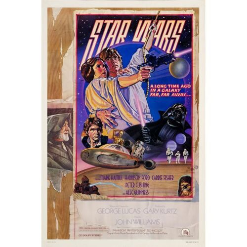 1080. One Sheet (27" 41"); Style D; Very Fine- Rolled ### STAR WARS: A NEW HOPE (1977)