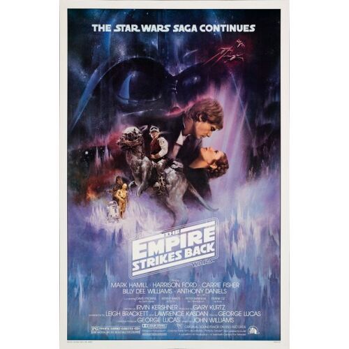 1088. One Sheet (27" x 41"); Studio Style A; Very Fine+ Rolled ### STAR WARS: THE EMPIRE STRIKES BACK (1980)