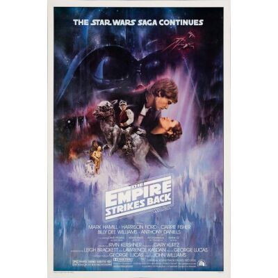 1088. One Sheet (27" x 41"); Studio Style A; Very Fine+ Rolled ### STAR WARS: THE EMPIRE STRIKES BACK (1980)