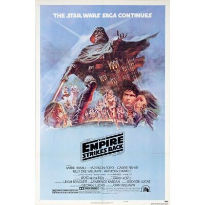 1090. One Sheet (27" x 41"); Style B; Very Fine+ Folded ### STAR WARS: THE EMPIRE STRIKES BACK (1980)