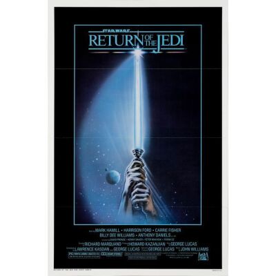 1100. One Sheet (28" x 41"); Style A; Very Fine+ Tri-Folded ### STAR WARS: RETURN OF THE JEDI (1983)