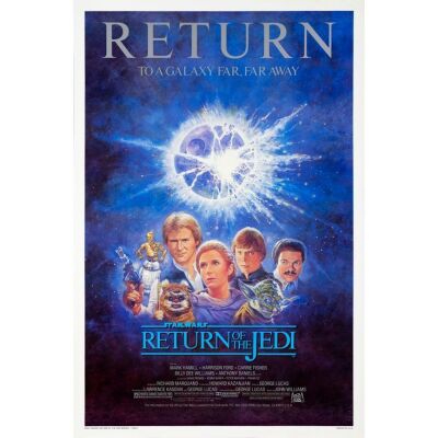1103. One Sheet (27" x 41"); Very Fine Rolled ### STAR WARS: RETURN OF THE JEDI (R-1985)