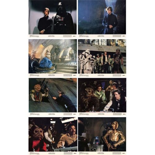 1102. Lobby Card Set (8) (11" x 14"); First Release; Near Mint ### STAR WARS: RETURN OF THE JEDI (1983)