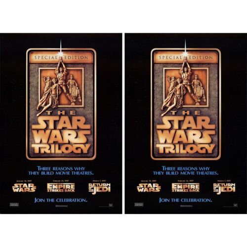 1108. One Sheets (2) (27" x 40"); Very Fine- Rolled ### STAR WARS TRILOGY: SPECIAL EDITION (1997)