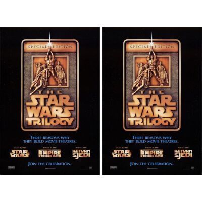 1108. One Sheets (2) (27" x 40"); Very Fine- Rolled ### STAR WARS TRILOGY: SPECIAL EDITION (1997)