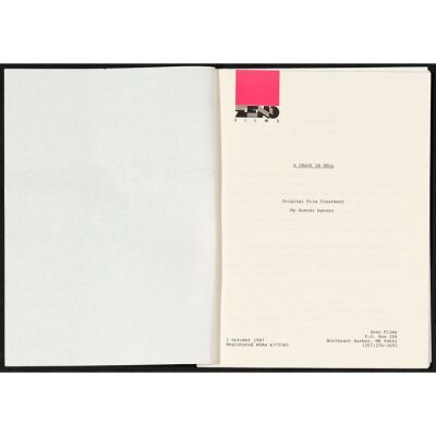 658. Pre-Production Material: Treatment, Pre-Production Proposal Documents, Letter Signed by Gunnar Hansen and Edwin Neal, Mailing Envelope (8.5" x 11") Signed by Gunnar Hansen, Edwin Neal (Beckett CO ### GUNNAR HANSEN (1988)