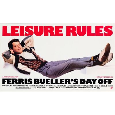 582. Mini Poster (24" x 14"); Very Fine Rolled ### FERRIS BUELLER'S DAY OFF (1986)