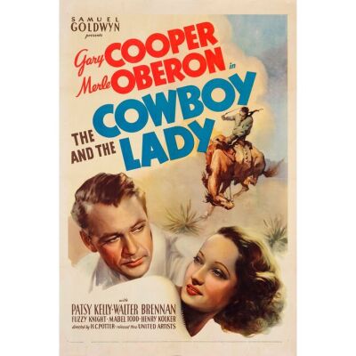 74. THE COWBOY AND THE LADY (1938): One Sheet (27" x 41"); Fine on Linen