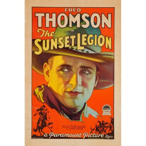 295. THE SUNSET LEGION (1928): One Sheet (27" x 41"); Style B, Stone Lithograph; Very Fine- on Linen