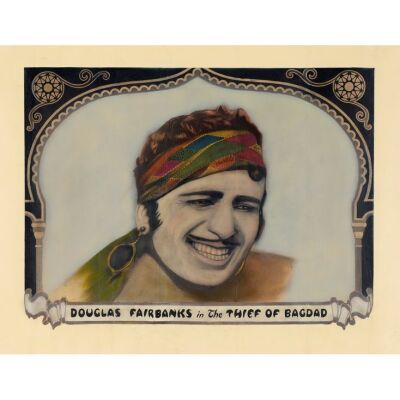 320. THE THIEF OF BAGDAD (1924): Half Sheet (19" x 24.75"); Good+ on Paper