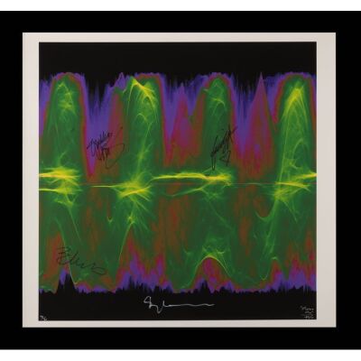 1. ABBA - Agnetha, Bjorn, Benny and Anni-Frid-Autographed "Mamma Mia" Limited Edition Print by Tim Wakefield, 2010