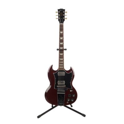 2. AC/DC - Angus Young Aged Cherry Signature SG Gibson Guitar