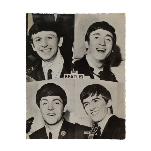 29. THE BEATLES - Paul McCartney and Ringo Starr-Autographed Beatles Promotional Photograph