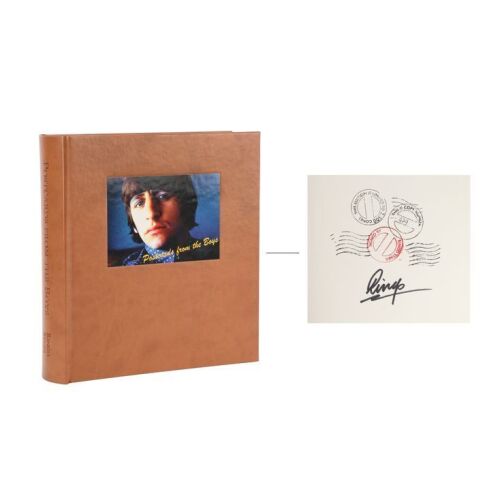 36. THE BEATLES - Ringo Starr-Autographed 2003 Postcards From The Boys Collector's Edition Book