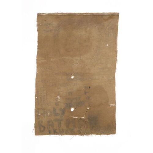 42. JOHN LENNON - Shroud of Tourin Artwork Autographed by John Lennon with Hand-Annotations and Illustrations, 1966