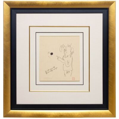 44. JOHN LENNON - Hole of My Life Limited Edition Presentation Proof Serigraph Signed by Yoko Ono