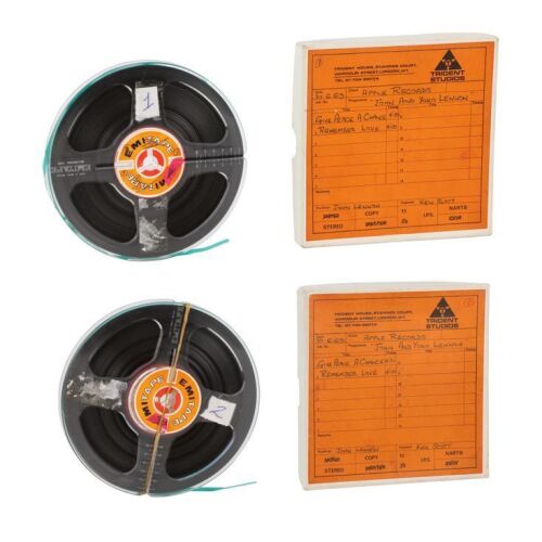 48. JOHN LENNON AND YOKO ONO - Give Peace A Chance and "Remember Love" Trident Studios EMI Reel-to-Reel Tapes