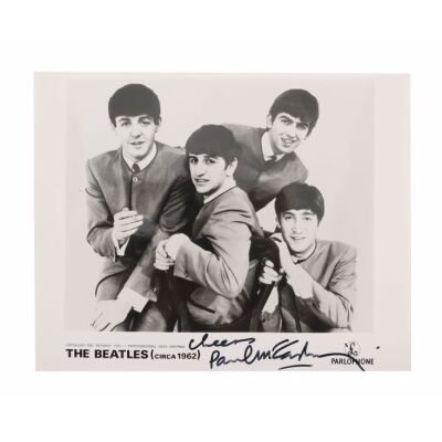 53. THE BEATLES - Paul McCartney-Autographed Promotional Beatles Photo