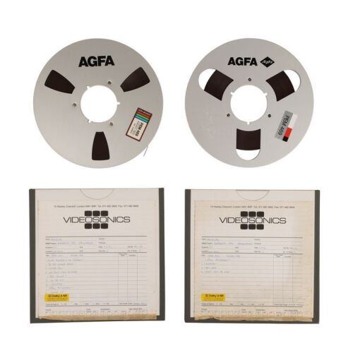 55. PAUL MCCARTNEY / PHIL COLLINS / CLIFF RICHARD - Two 1990 Knebworth Charity Concert 1/4" Reel-to-Reel Tapes