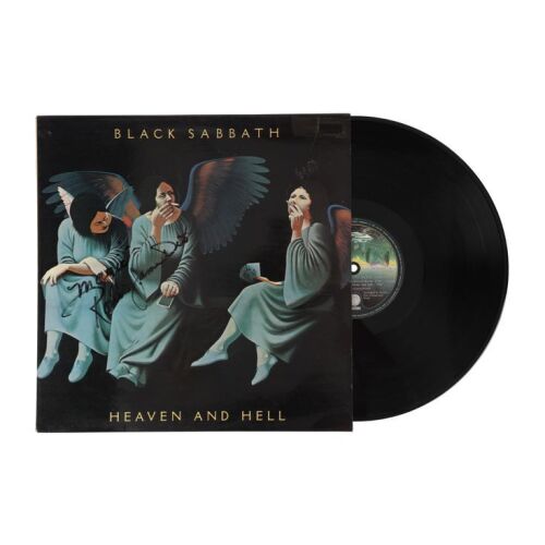 63. BLACK SABBATH - Ronnie James Dio-Autographed Heaven and Hell LP