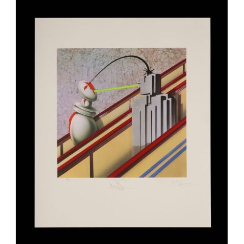 66. BLACK SABBATH - Tony Iommi-Autographed "Technical Ecstasy" Limited Edition Print by Storm Thorgerson and Aubrey Powell, 2007