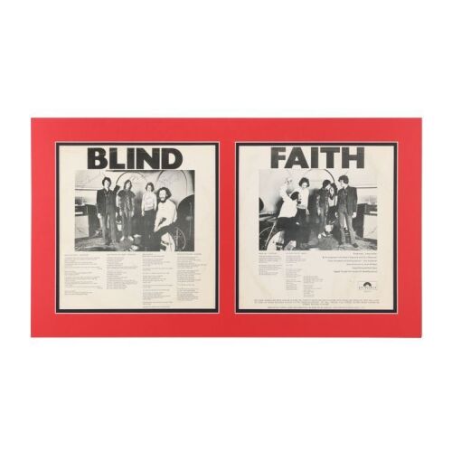 72. BLIND FAITH - Eric Clapton, Ginger Baker, Steve Winwood and Ric Grech-Autographed Album Sleeve