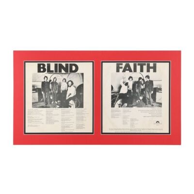 72. BLIND FAITH - Eric Clapton, Ginger Baker, Steve Winwood and Ric Grech-Autographed Album Sleeve
