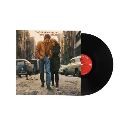78. BOB DYLAN - Bob Dylan-Autographed The Freewheelin' Bob Dylan US Vinyl