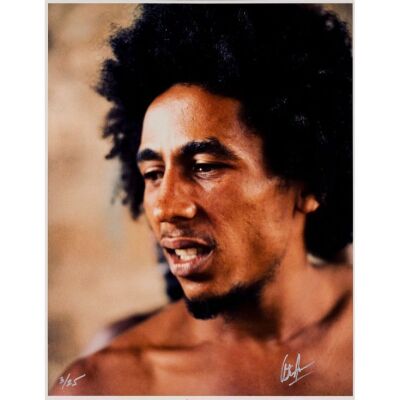 80. BOB MARLEY - Limited Edition Rolling Stone Magazine Photoshoot Print by Arthur Gorson, 1973
