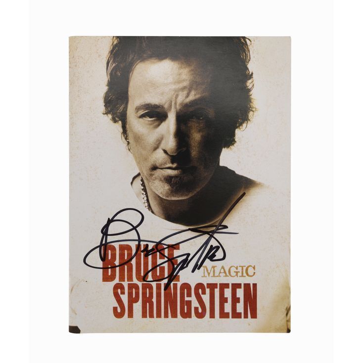 Springsteen Autograph 83. Bruce Springsteen-Autographed Magic Lyrics Booklet ### BRUCE ...