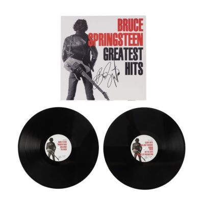 87. BRUCE SPRINGSTEEN - Bruce Springsteen-Autographed Greatest Hits Vinyl