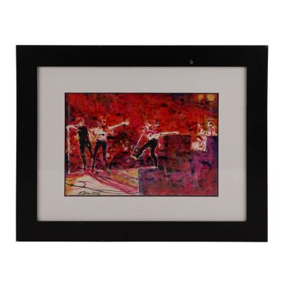 92. THE CLASH - On Stage Original Artwork by Ray Lowry