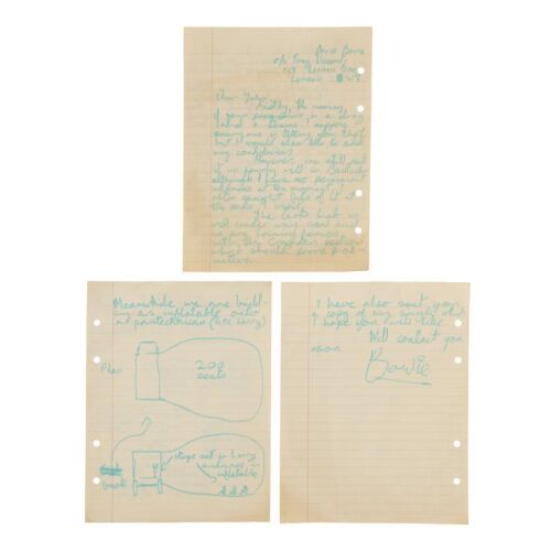 102. DAVID BOWIE - David Bowie Handwritten and Signed Letter to John Peel, Circa 1969