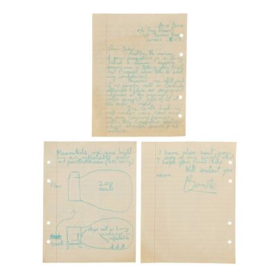 102. DAVID BOWIE - David Bowie Handwritten and Signed Letter to John Peel, Circa 1969