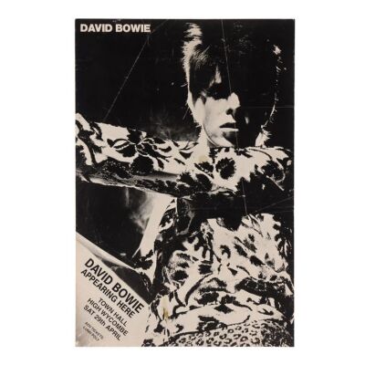 106. DAVID BOWIE - Ziggy Stardust Tour High Wycombe 1972 Concert Poster