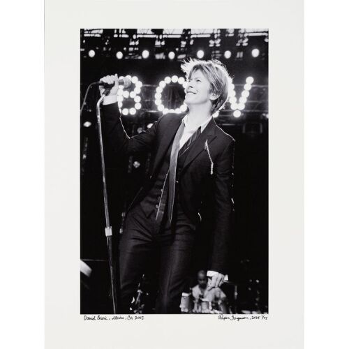 109. DAVID BOWIE - Limited Edition Verizon Wireless Amphitheatre Performance Print by Piper Ferguson, 2002