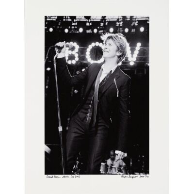 109. DAVID BOWIE - Limited Edition Verizon Wireless Amphitheatre Performance Print by Piper Ferguson, 2002