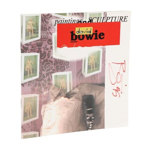 110. DAVID BOWIE - Autographed David Bowie Paintings and Sculpture Catalogue, 1995