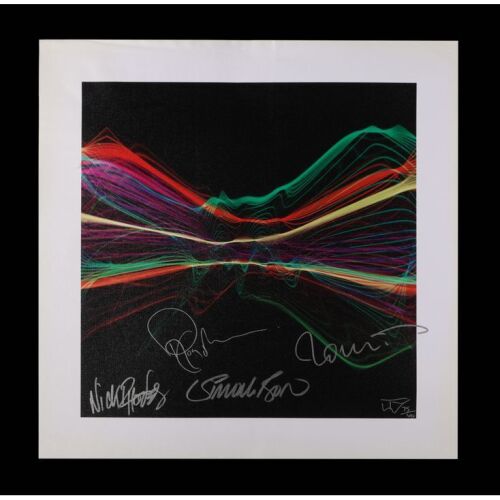 119. DURAN DURAN - Simon Le Bon, Nick Rhodes, John Taylor and Roger Taylor-Autographed "Hungry Like The Wolf" Limited Edition Canvas Print by Tim Wakefield, 2016