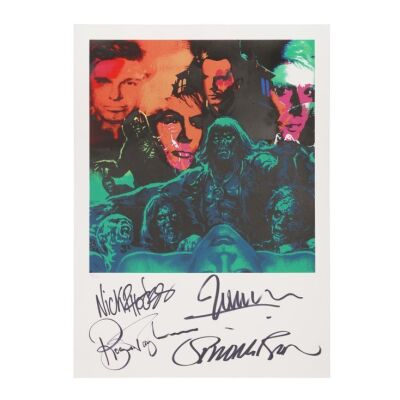 120. DURAN DURAN - Nick Rhodes, Simon Le Bon, Roger Taylor, and John Taylor-Autographed Limited-Edition 2010 Print by Dinos Chapman