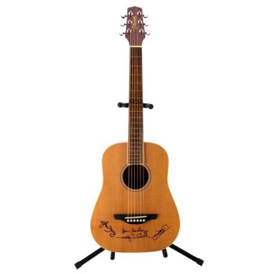 122. THE EAGLES - Don Henley, Glenn Frey, Joe Walsh and Timothy B. Schmit-Autographed Takamine G-Series Acoustic Guitar